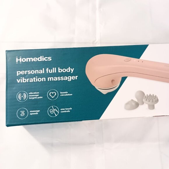 Homedics Full Body Vibration Massager NIB 3 Attachments New Never Used - Picture 7 of 7